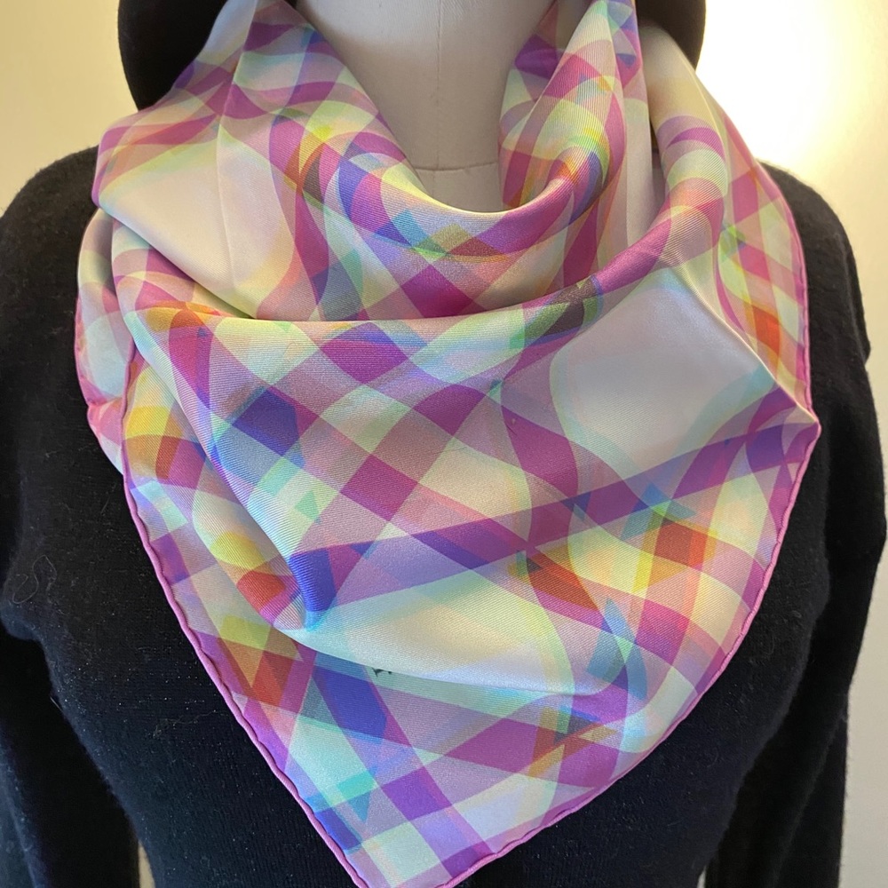 NWOT Dior Silk Scarf - Picture 1 of 6